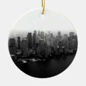 New York Skyline Keramisch Ornament (Voorkant)