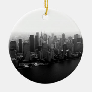 New York Skyline Keramisch Ornament
