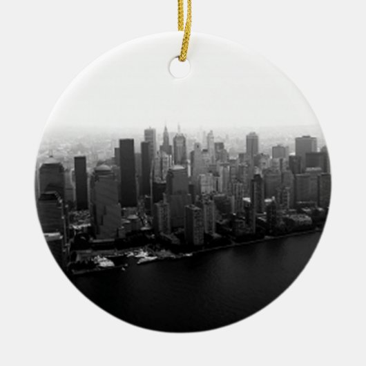 New York Skyline Keramisch Ornament (Voorkant)