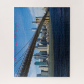 New York Skyline. kerstcadeautjes Legpuzzel (Verticaal)