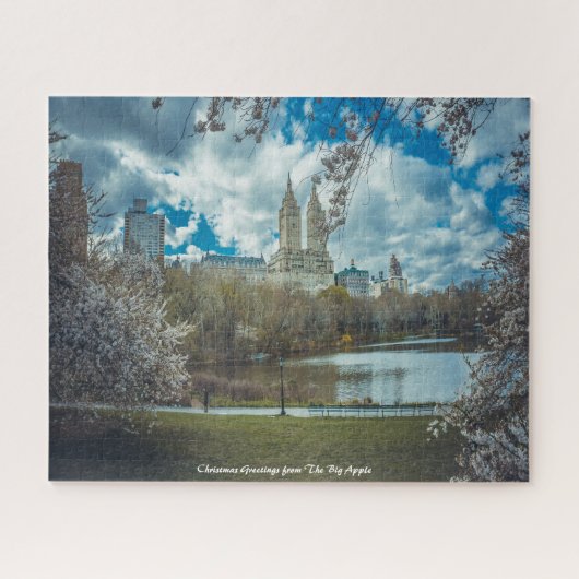 New York Skyline. kerstcadeautjes Legpuzzel (Horizontaal)