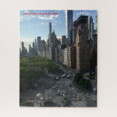 New York Skyline.kerstgroetings Legpuzzel (Verticaal)