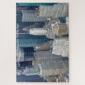New York Skyline.kerstgroetings Legpuzzel (Verticaal)