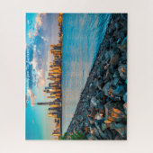 New York Skyline.kerstgroetings Legpuzzel (Verticaal)
