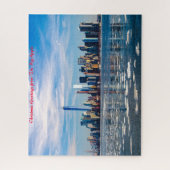 New York Skyline.kerstgroetings Legpuzzel (Verticaal)