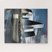 New York Skyline.kerstgroetings Legpuzzel (Horizontaal)