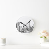 New York skyline klok tikken (Huis)