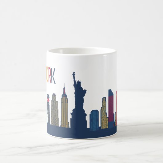 New York Skyline Koffiemok (Center)