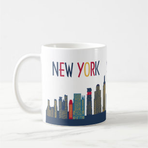 New York Skyline Koffiemok