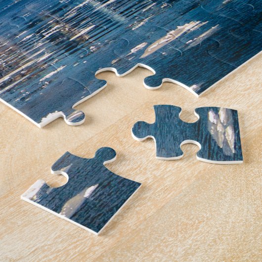 New York Skyline. Legpuzzel (Zijkant)