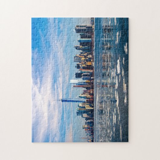 New York Skyline. Legpuzzel (Verticaal)
