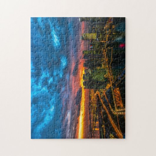 New York Skyline. Legpuzzel (Verticaal)