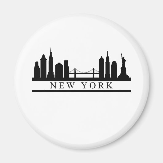 New York Skyline Magneet (Voorkant)