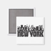 New York Skyline Magneet (Voorkant / Achterkant)