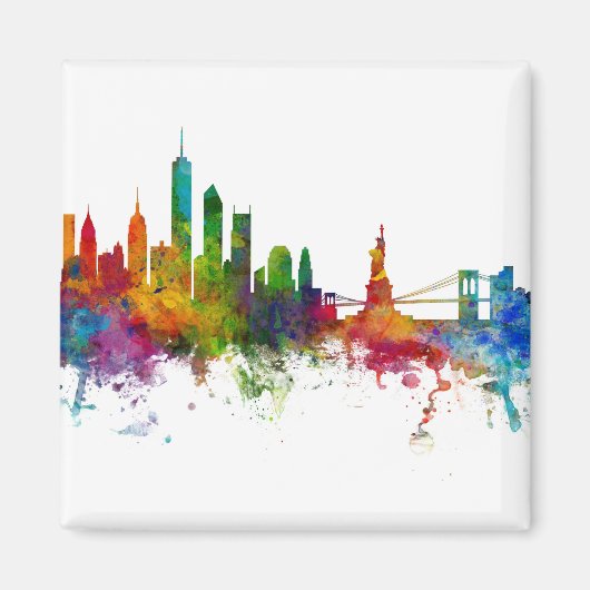 New York Skyline Magneet (Voorkant)