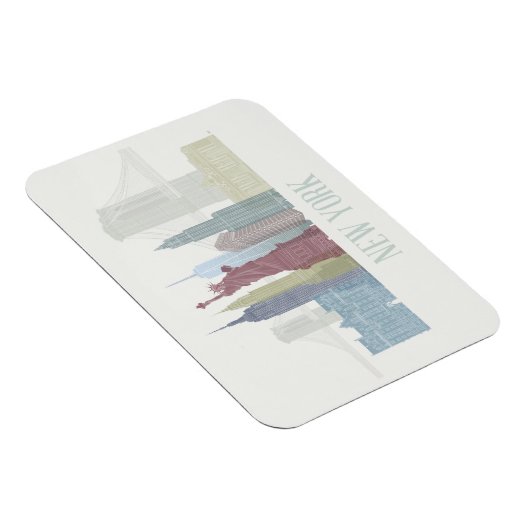 New York Skyline Magneet (Rechterzijde)