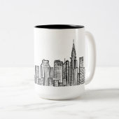 New York Skyline Mok (Voorkant rechts)