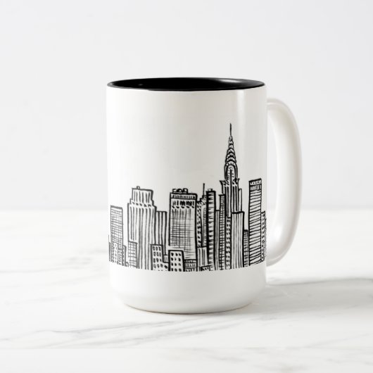 New York Skyline Mok (Voorkant rechts)