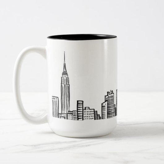 New York Skyline Mok (Links)