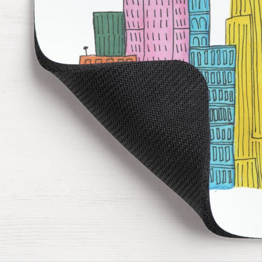 New York Skyline Mousepad Muismat (Hoek)