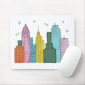 New York Skyline Mousepad Muismat (Met muis)