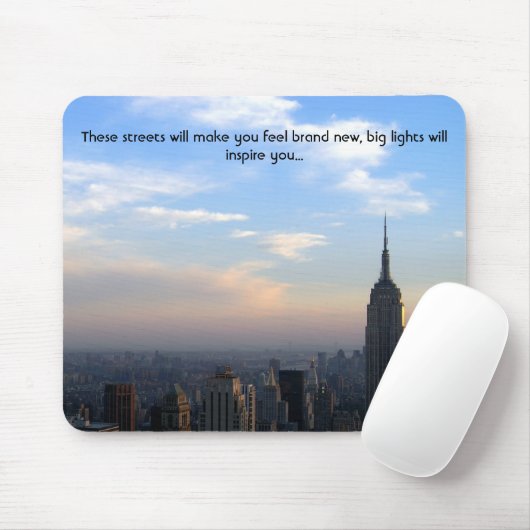 New York Skyline Muismat (Met muis)