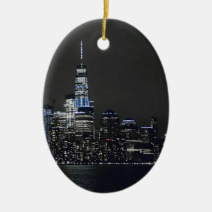 New York Skyline New York City New York Skyline Keramisch Ornament