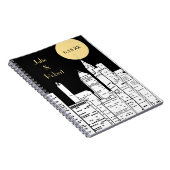New York Skyline notebook Notitieboek (Rechterzijde)
