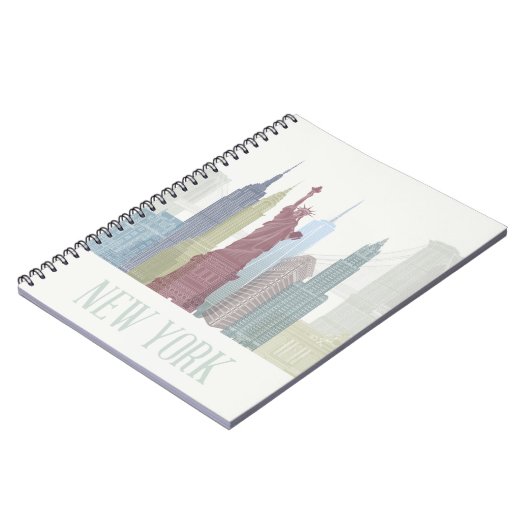 New York Skyline Notitieboek (Linkerzijde)