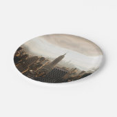 New York skyline Papieren Bordje (Gekanteld)