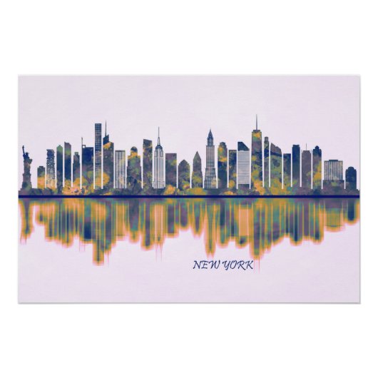 New York Skyline Perfect Poster (Voorkant)