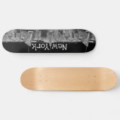 New York Skyline Persoonlijk Skateboard (Horizontaal)