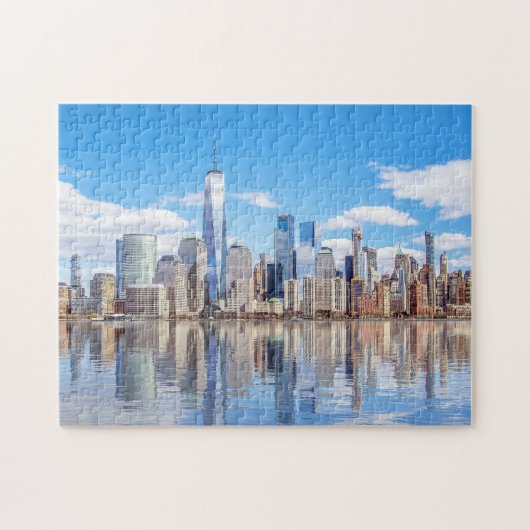 New York Skyline Photo Legpuzzel (Horizontaal)