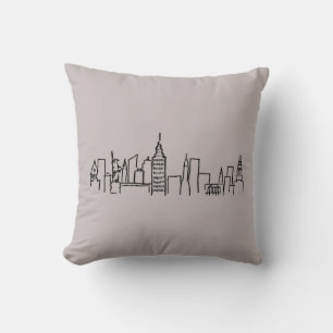 New York Skyline Pillow Kussen