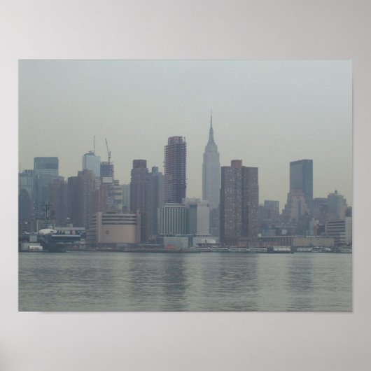 New York Skyline Poster (Voorkant)