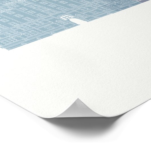 New York Skyline Poster (Hoek)