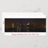 New York skyline Prettige feestdagen kaart (Voorkant / Achterkant)