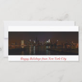 New York skyline Prettige feestdagen kaart (Voorkant)