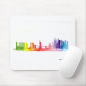 New York skyline Rainbow NYC modern Muismat (Met muis)