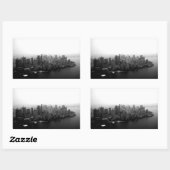 New York Skyline Rechthoekige Sticker (Vel)