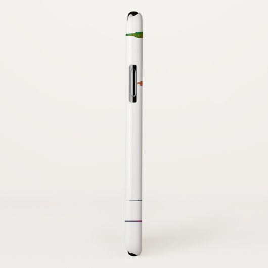 New York Skyline - Regenboog Case-Mate iPhone Case (Achterkant / rechts)