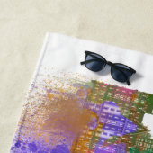 New York Skyline - Regenboog Strandlaken (In situ)