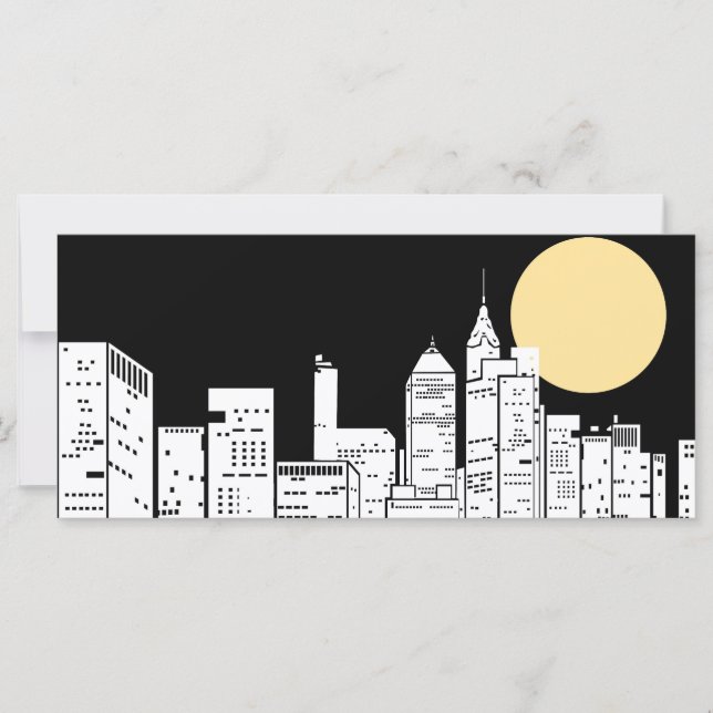 New York Skyline Silhouette (Voorkant)