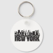 New York Skyline Sleutelhanger (Voorkant)