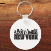 New York Skyline Sleutelhanger (Voorkant)