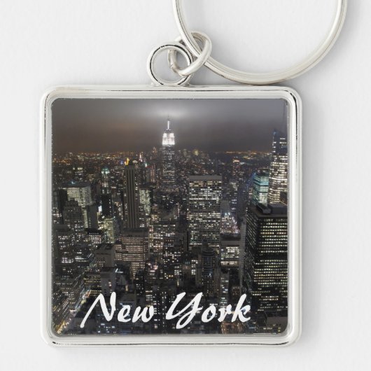 New York Skyline Sleutelhanger New York Souvenirs (Voorkant)