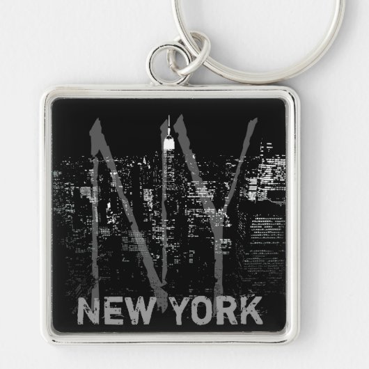 New York Skyline Sleutelhanger New York Souvenirs (Voorkant)