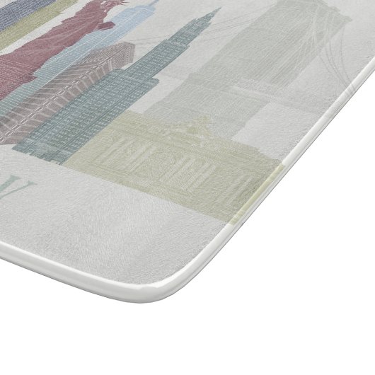 New York Skyline Snijplank (Hoek)