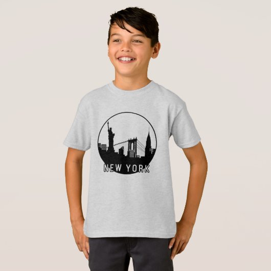 New York Skyline T-shirt (Voorkant volledig)
