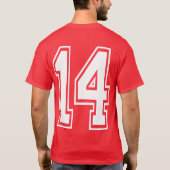 New York Skyline T-shirt - Mannen kleuren (Achterkant)